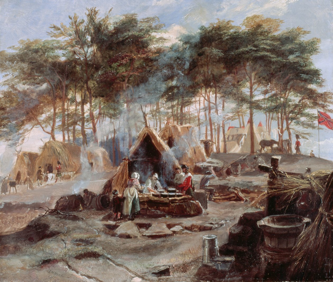Chobham Camp，1853 作者 爱德华·马修·沃德