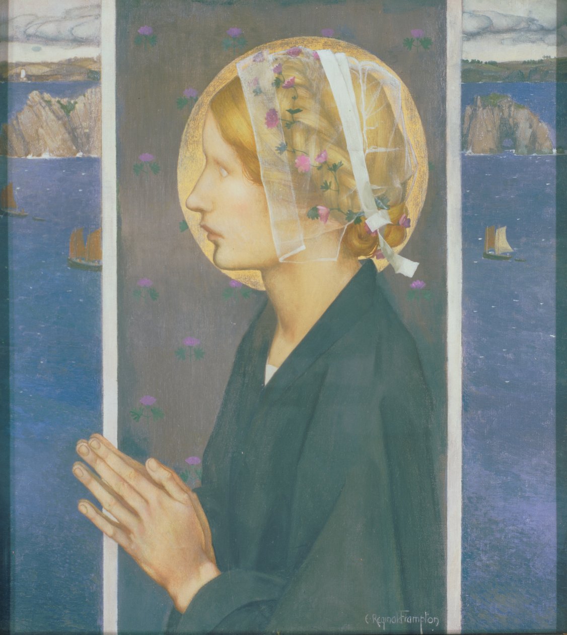 布列塔尼的麦当娜，1913年 作者 爱德华·雷金纳德·弗兰普顿