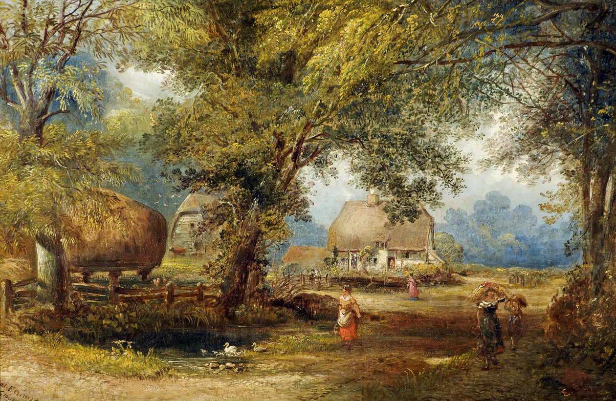 在Elmore，Gloucester，1879年 作者 爱德华·史密斯