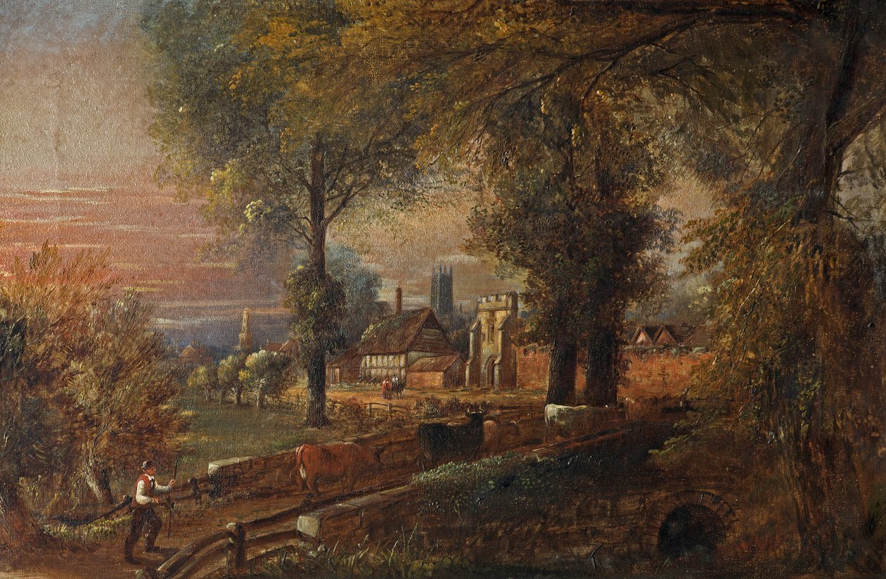 Llanthony，Gloucester，1870 作者 爱德华·史密斯