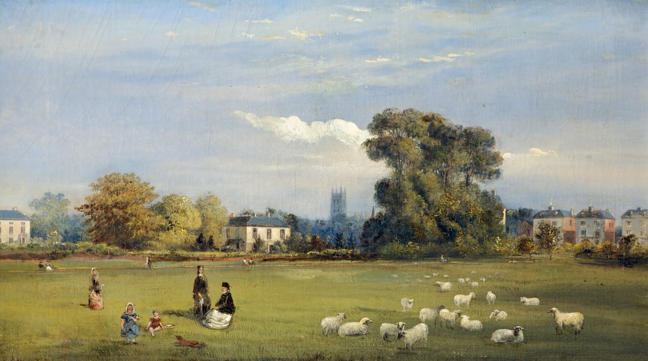 Spa Grounds，Gloucester，c.1875 作者 爱德华·史密斯