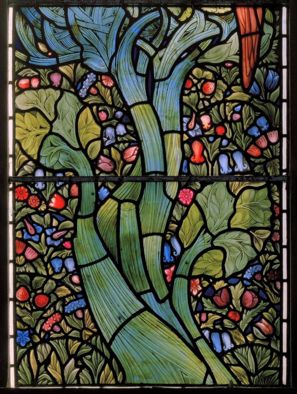 Writhing Tree，East Window，1880 作者 爱德华和莫里斯·伯恩·琼斯