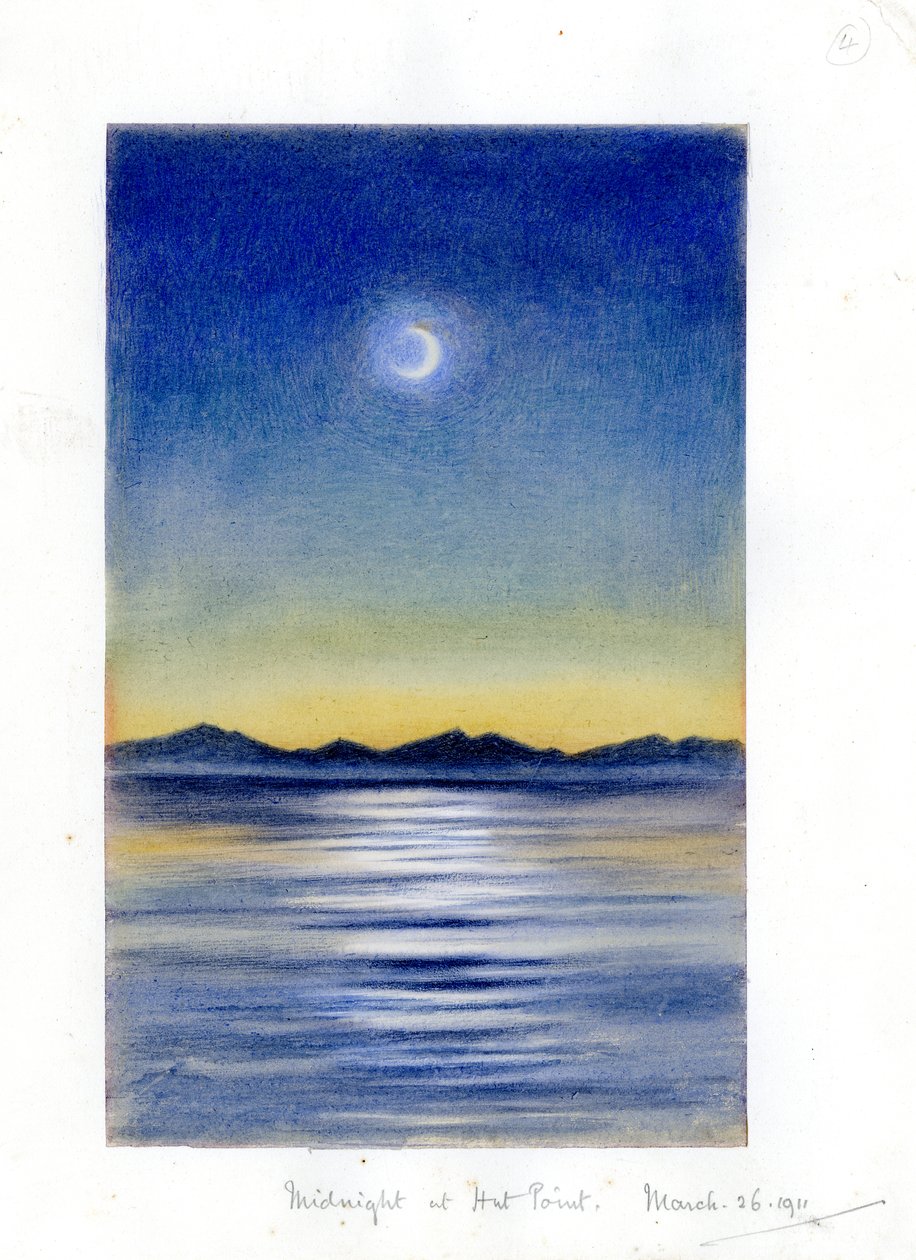 小屋角的午夜 作者 爱德华·阿德里安·威尔逊