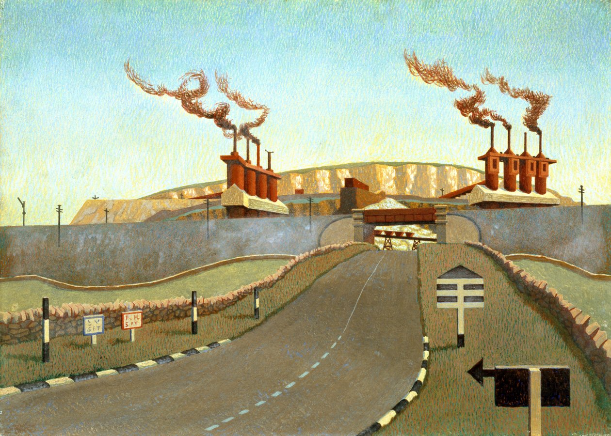 世界之巅（木板帆布蛋彩画） 作者 爱德华·亚历山大·沃兹沃斯