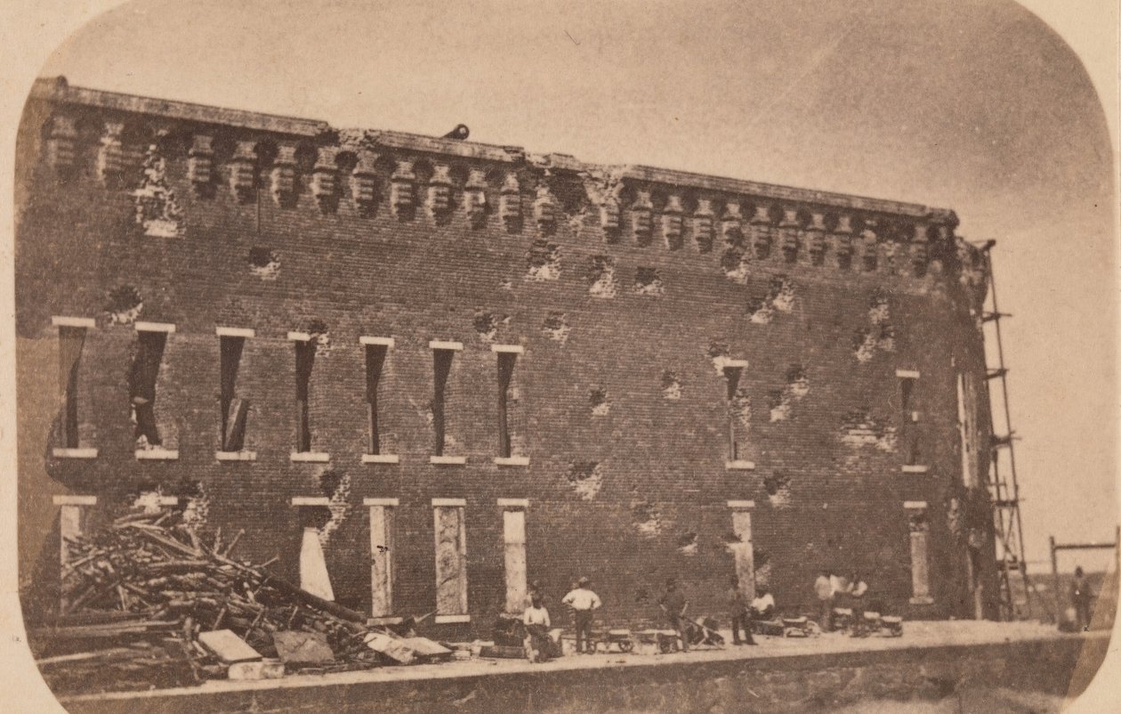 萨姆特堡的撤离，1861年4月，1861年4月。 作者 爱德华·安东尼