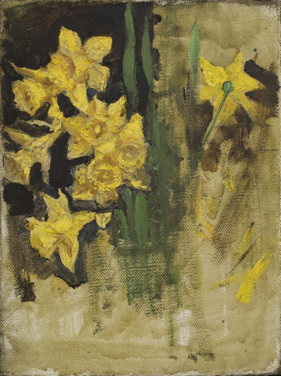 水仙花（布面油画 作者 爱德华·阿特金森·霍内尔