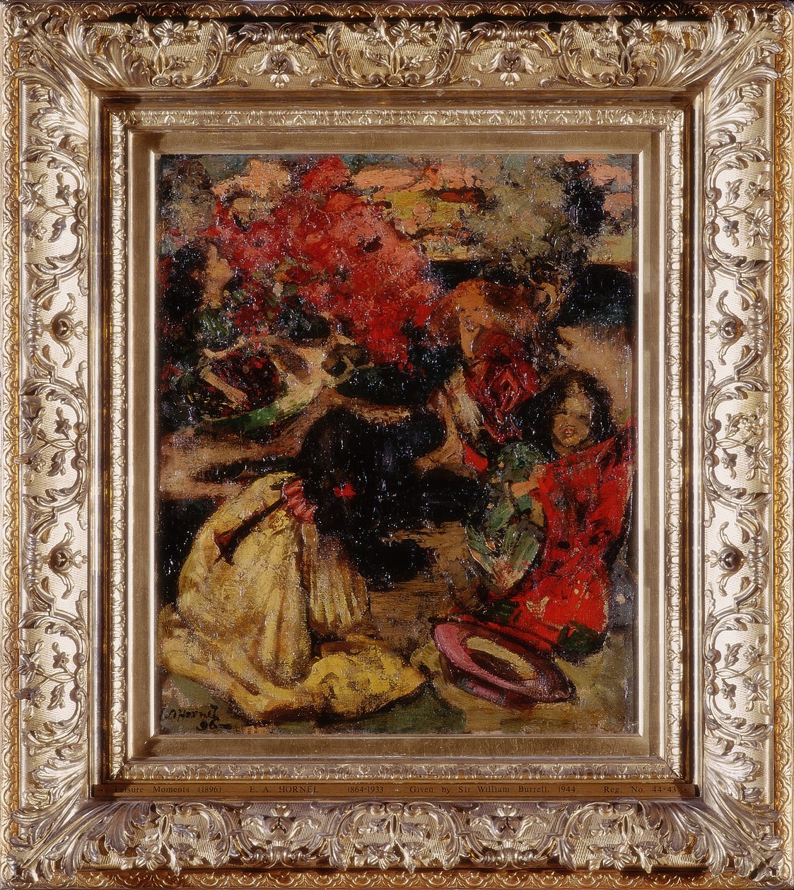闲暇时刻（布面油画 作者 爱德华·阿特金森·霍内尔