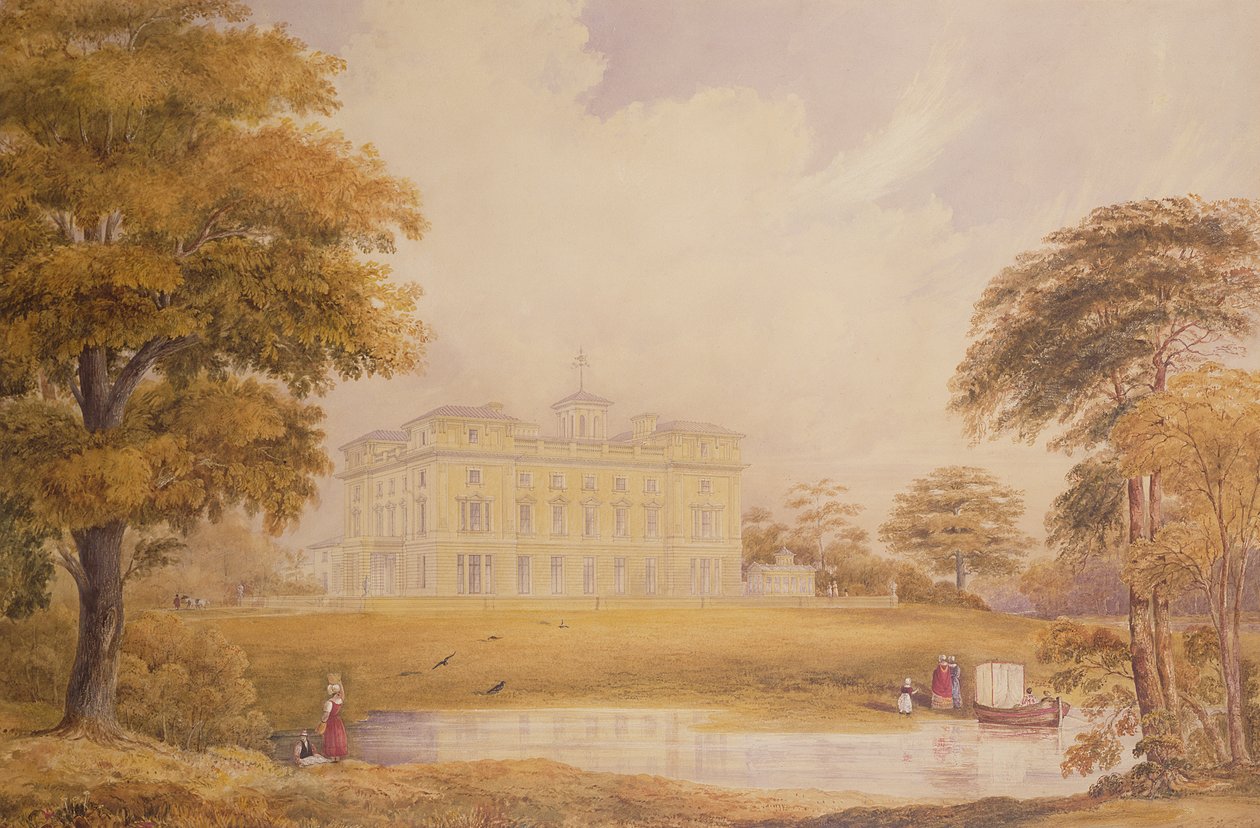 诺福克的Haveringland Hall 作者 爱德华·布洛尔
