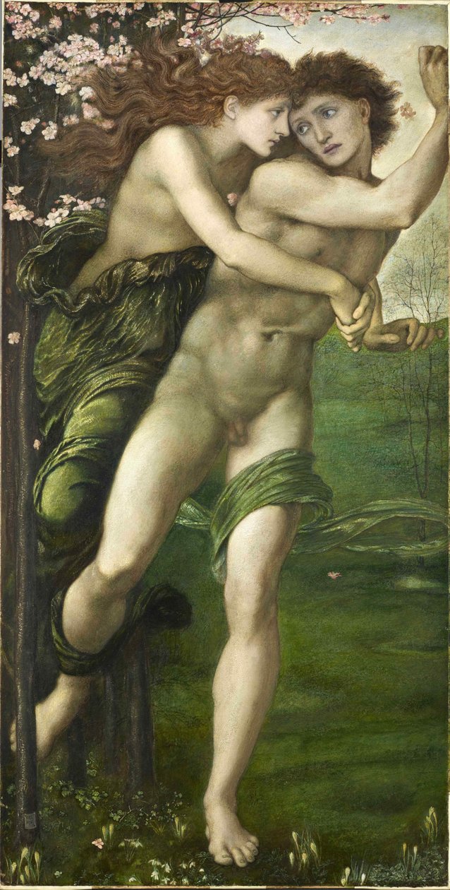 菲利斯（Phyllis）和Demophoön，1870年。 作者 爱德华·伯恩·琼斯