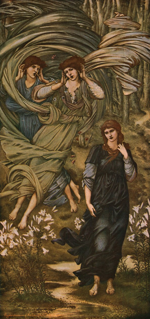 新娘黎巴嫩，1891年，c1930。 作者 爱德华·伯恩·琼斯
