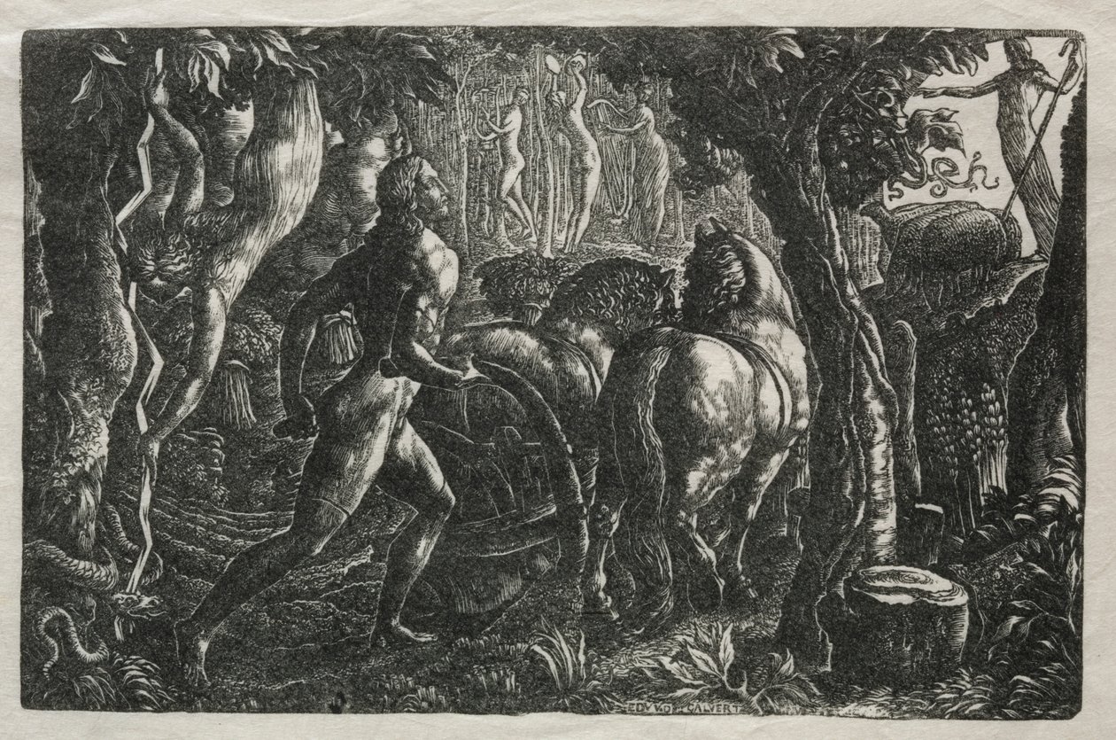 The Ploughman，1829年。 作者 爱德华·卡尔弗特