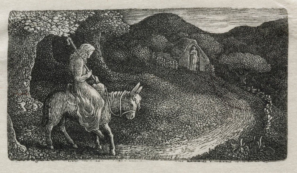 返回家园，1829年。 作者 爱德华·卡尔弗特