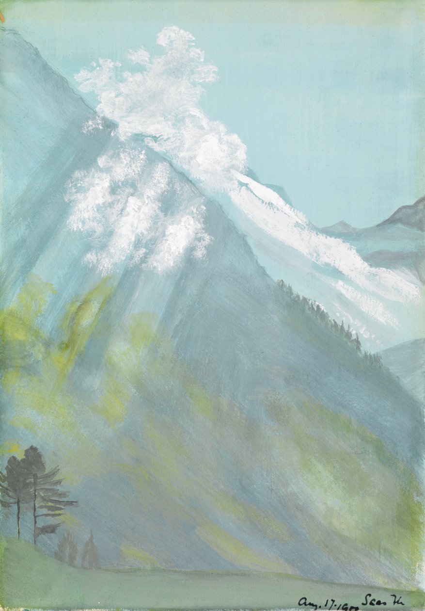 Saas-Fee, Switzerland 作者 爱德华·克利福德