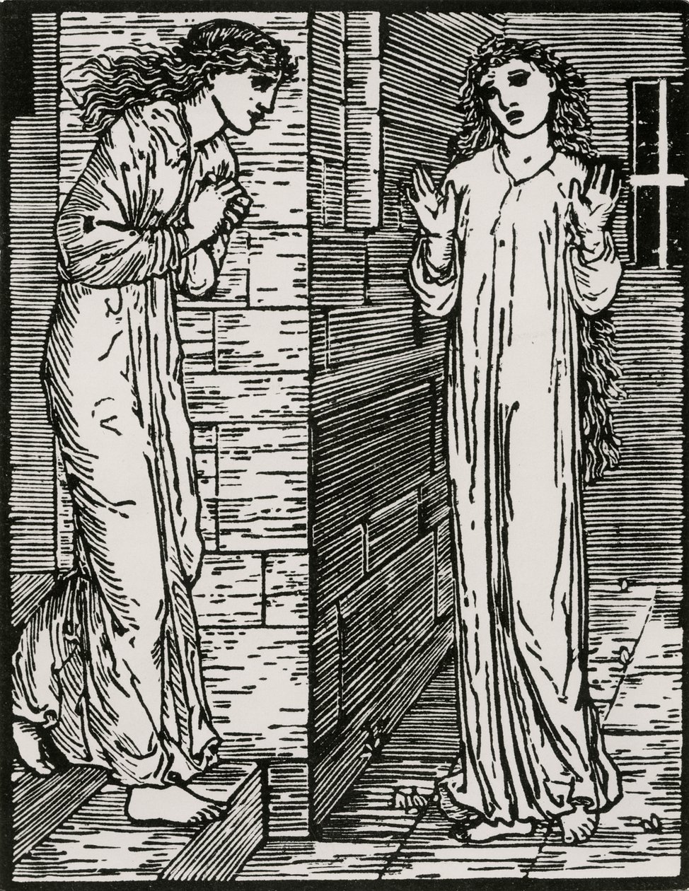 来到一姐面前 作者 爱德华·科利（之后）伯恩·琼斯（Burne Jones）