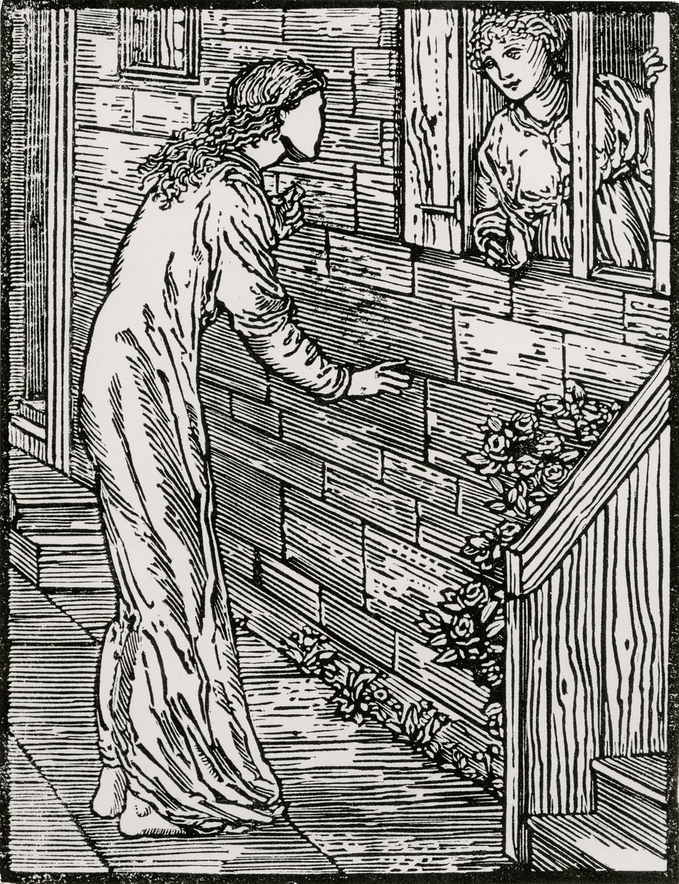 来到第二 作者 爱德华·科利（之后）伯恩·琼斯（Burne Jones）