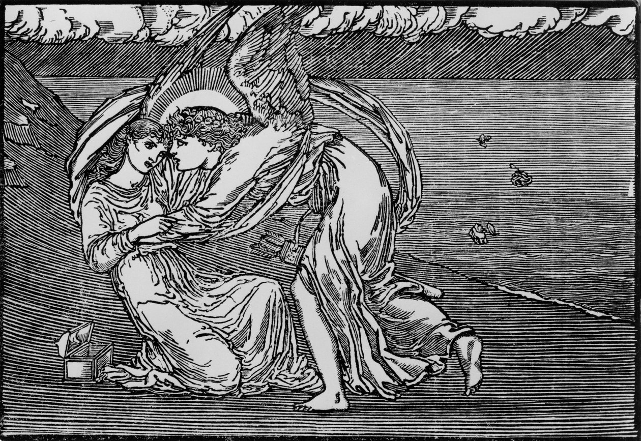 丘比特复活她 作者 爱德华·科利（之后）伯恩·琼斯（Burne Jones）