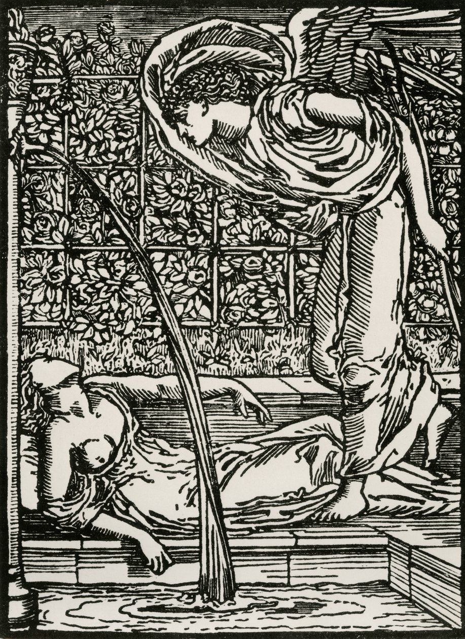 丘比特第一眼看到普赛克 作者 爱德华·科利（之后）伯恩·琼斯（Burne Jones）