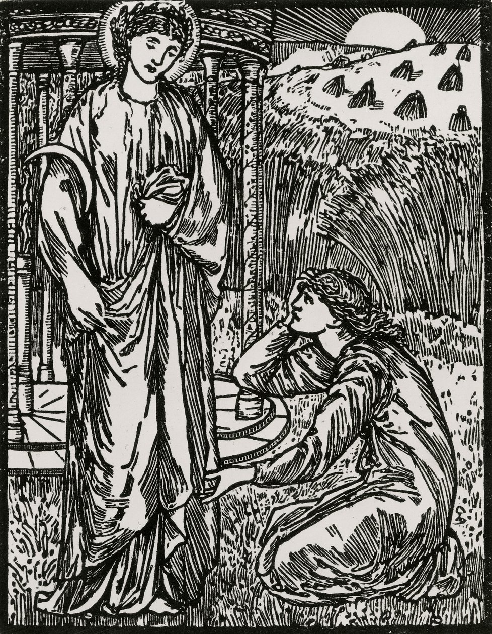 普赛克和谷神星 作者 爱德华·科利（之后）伯恩·琼斯（Burne Jones）
