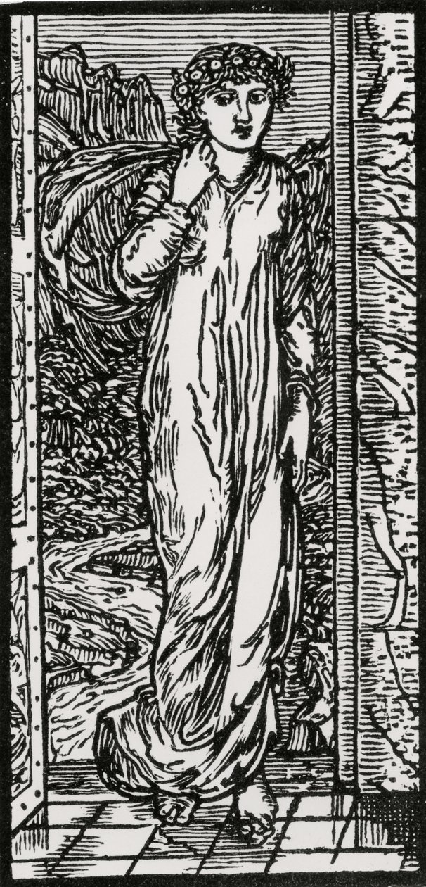 花园里的心灵 作者 爱德华·科利（之后）伯恩·琼斯（Burne Jones）