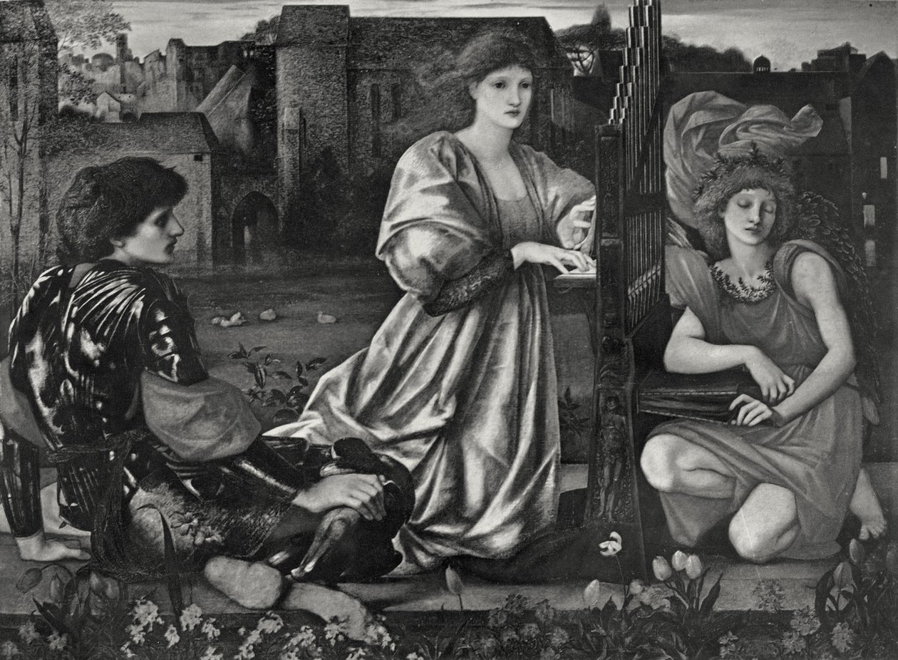 情歌 作者 爱德华·科利（之后）伯恩·琼斯（Burne Jones）