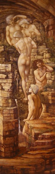 山地仙女（布面油画） 作者 爱德华·科利·伯恩-琼斯