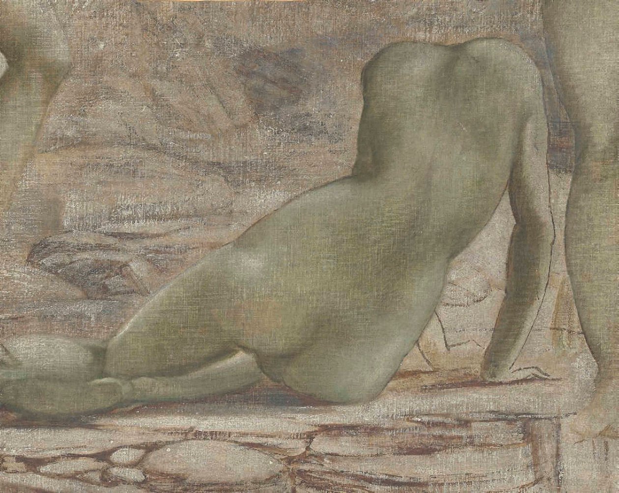 美杜莎之死（片段），约1876-85（布面油画）。 作者 爱德华·科利·伯恩-琼斯