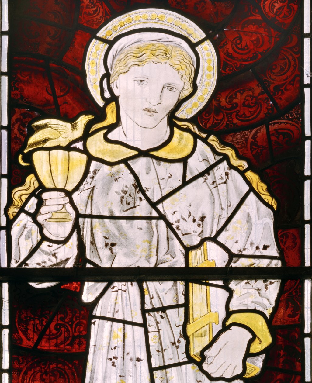 Biscester，Morris，Marshall，Faulkner＆Co，Edward Burne-Jones，Faith，1866 作者 爱德华·伯恩·琼斯