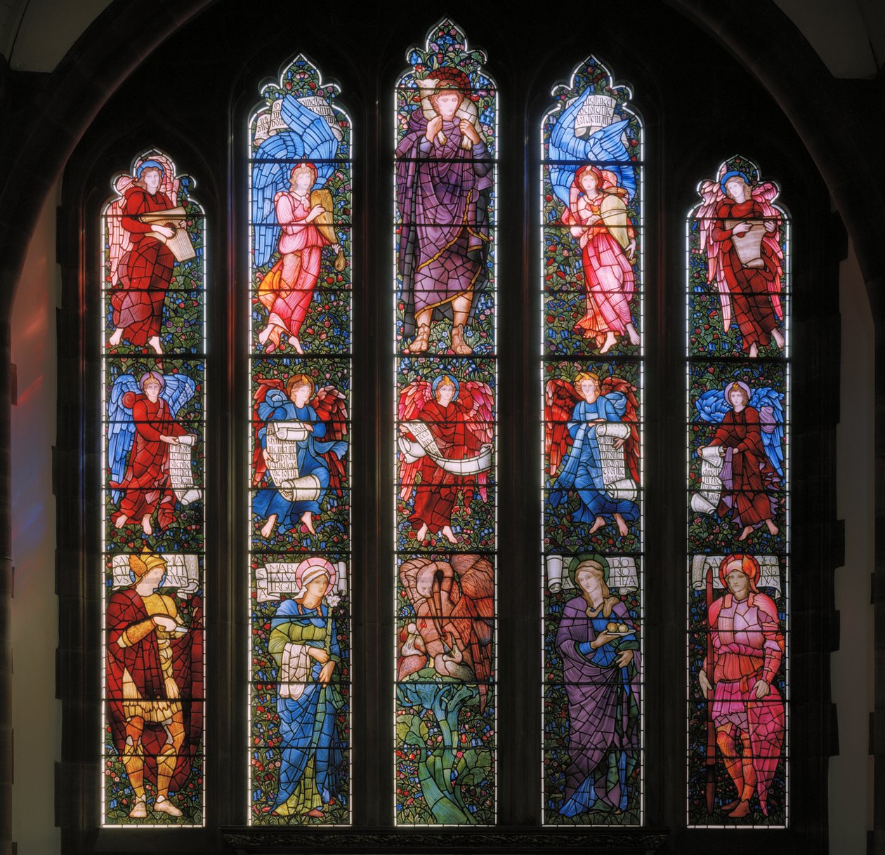 East Window，1880（彩色玻璃） 作者 爱德华·伯恩·琼斯