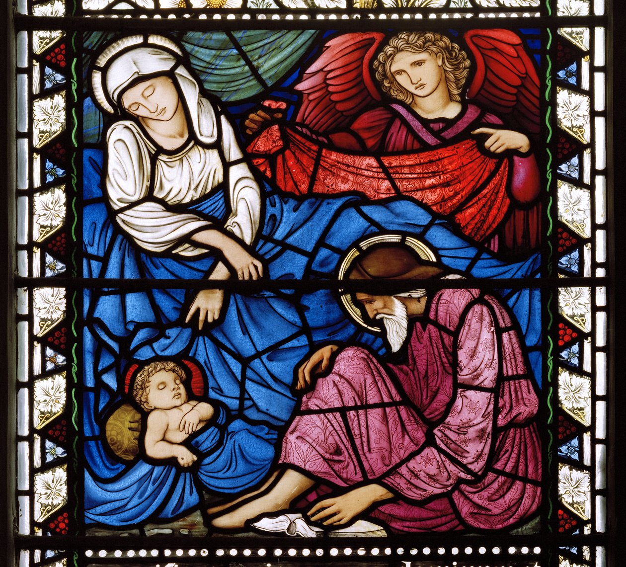 Kirkcaldy Old Kirk，Morris＆Co.，Edward Burne-Jones，The Nativity，1886 作者 爱德华·伯恩·琼斯
