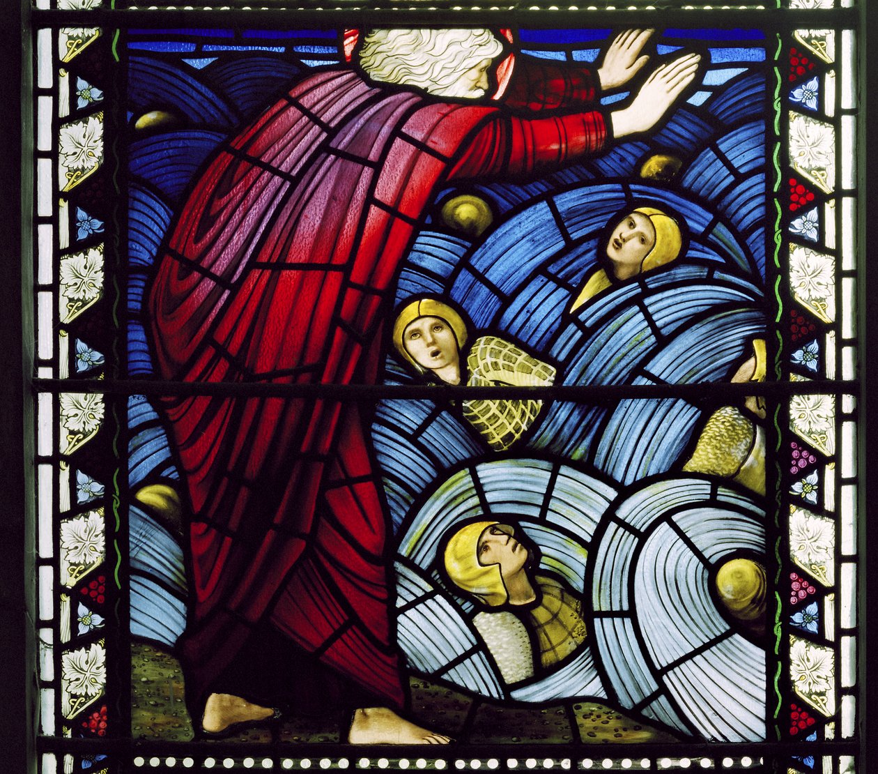 Kirkcaldy Old Kirk，Morris＆Co.，Edward Burne-Jones，The Passage of The Red Sea，1886 作者 爱德华·伯恩·琼斯