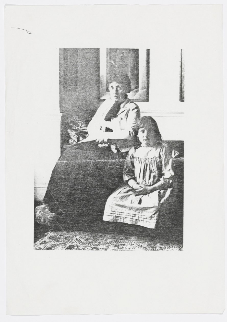 给艺术家孙女安吉拉·瑟尔（Angela Thirkell）的信（铅笔在纸上） 作者 爱德华·伯恩·琼斯