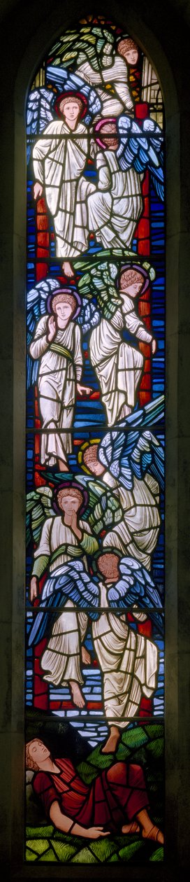 Rottingdean，St Margaret，Morris＆Co.，Edward Burne-Jones，Jacobs Dream，1897 作者 爱德华·伯恩·琼斯
