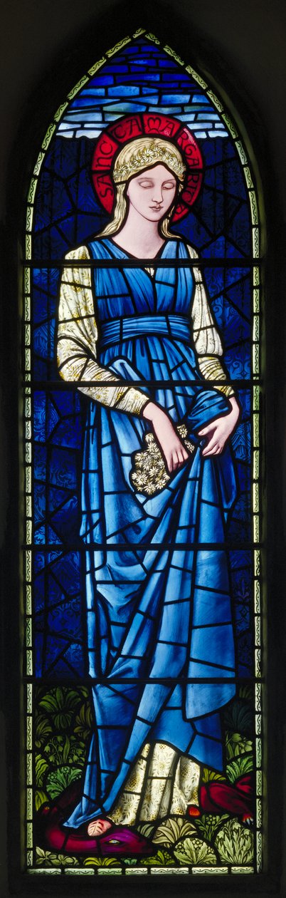 Rottingdean，St Margaret，Morris＆Co.，Edward Burne-Jones，St Margaret，1894 作者 爱德华·伯恩·琼斯