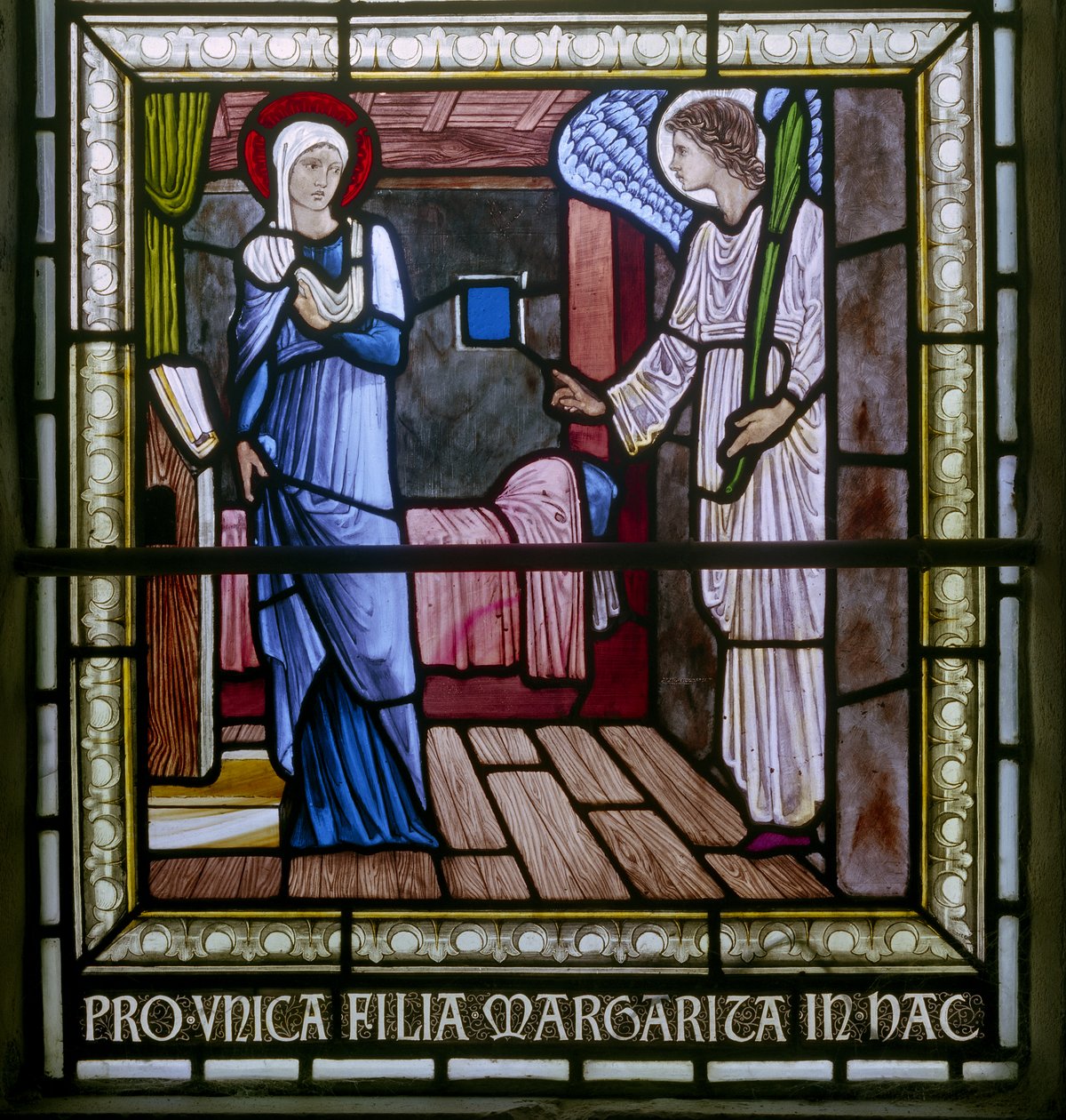 Rottingdean, St Margaret, Morris & Co., Edward Burne-Jones, The Annunciation 作者 爱德华·科利·伯恩-琼斯