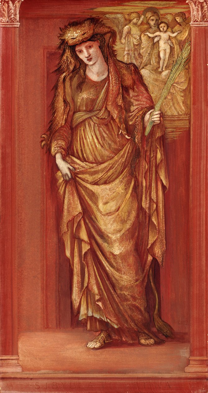 西比拉·蒂伯蒂娜（Sibylla Tiburtina），1877年 作者 爱德华·伯恩·琼斯