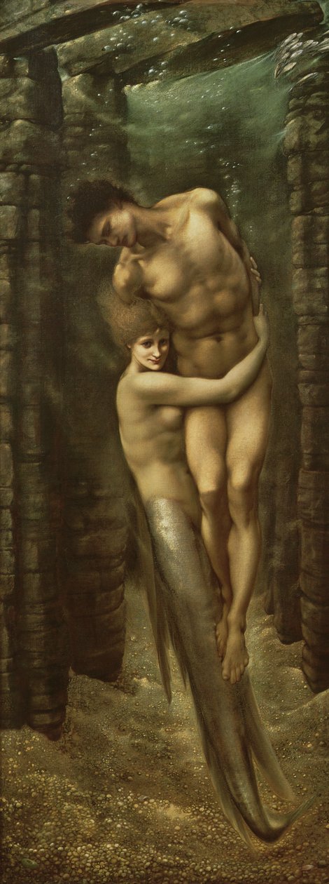 海的深度，1886年 作者 爱德华·伯恩·琼斯