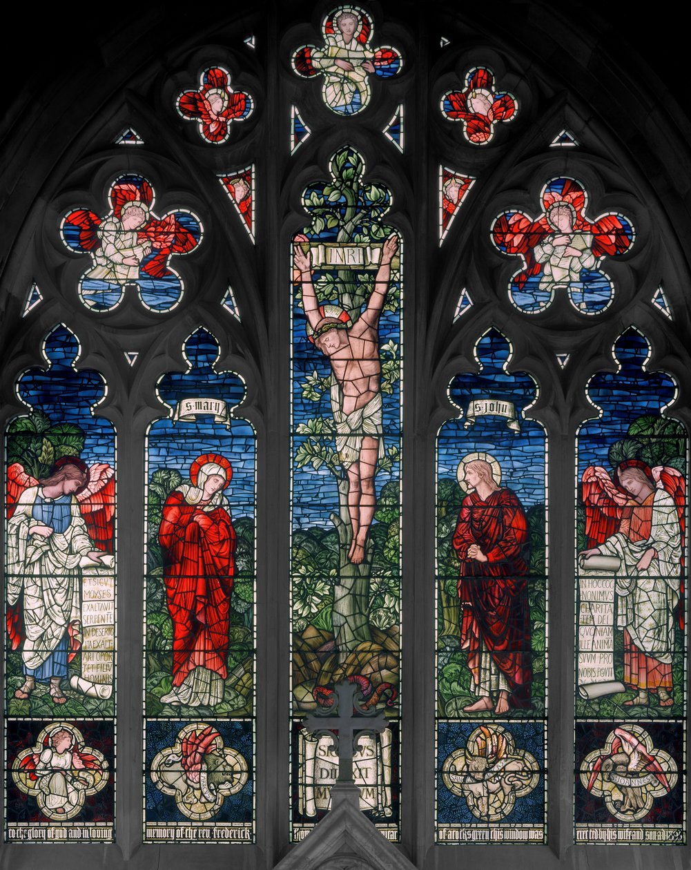 Birmingham，Acocks Green，St Mary The Virgin，East Window，Morris＆Co.，Edward Burne-Jones，John Henry Dearle（1859-1932），1895 作者 爱德华·科利和迪尔·伯恩·琼斯