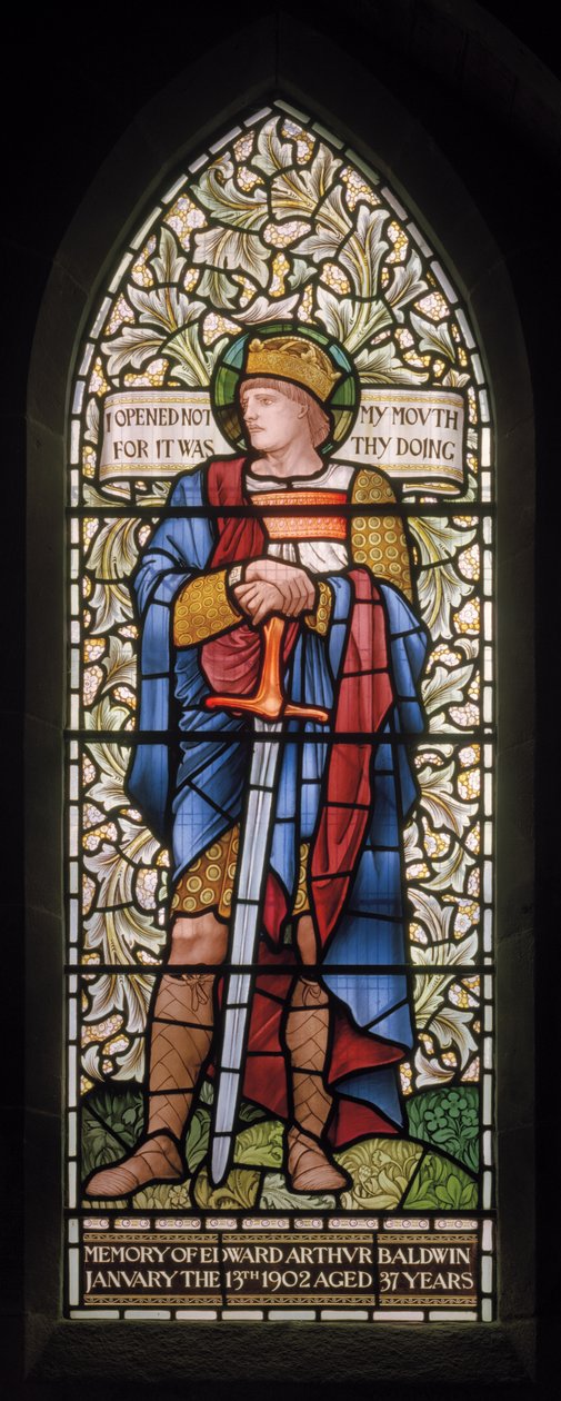 Wilden，All Saints，Morris＆Co.，Edward Burne-Jones，John Henry Dearle（1859-1932），King Ethelbert，1902-1914，Louisa，Alfred，The Baldwins，总理，卫理公会，伍斯特郡，工艺品， 作者 爱德华·科利和迪尔·伯恩·琼斯