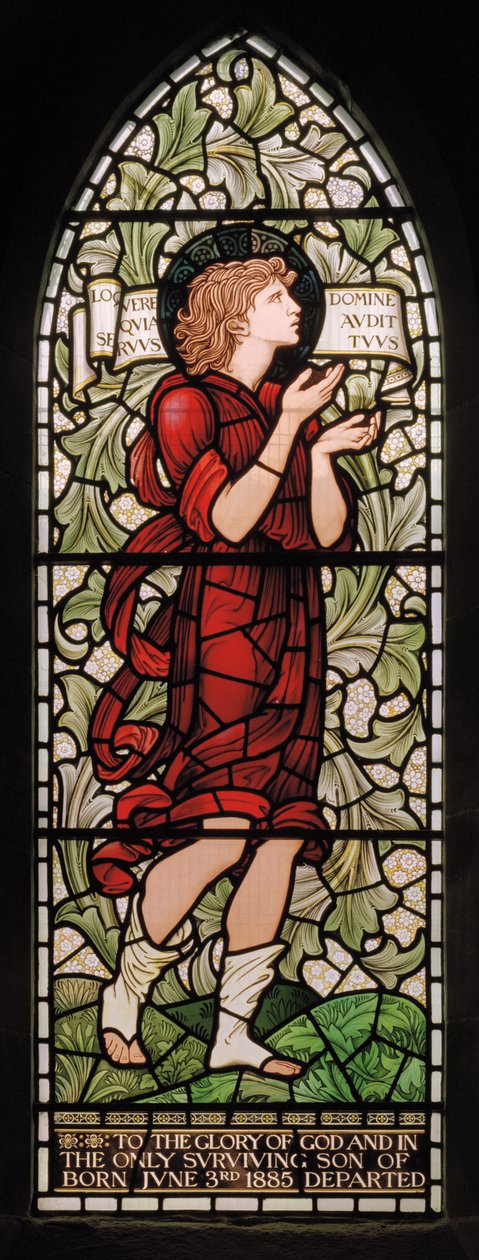 Wilden，All Saints，Morris＆Co.，Edward Burne-Jones，John Henry Dearle（1859-1932），Samuel，1902-1914，Louisa，Alfred，The Baldwins，总理，卫理公会，伍斯特郡，工艺品，Rudyard 作者 爱德华·科利和迪尔·伯恩·琼斯