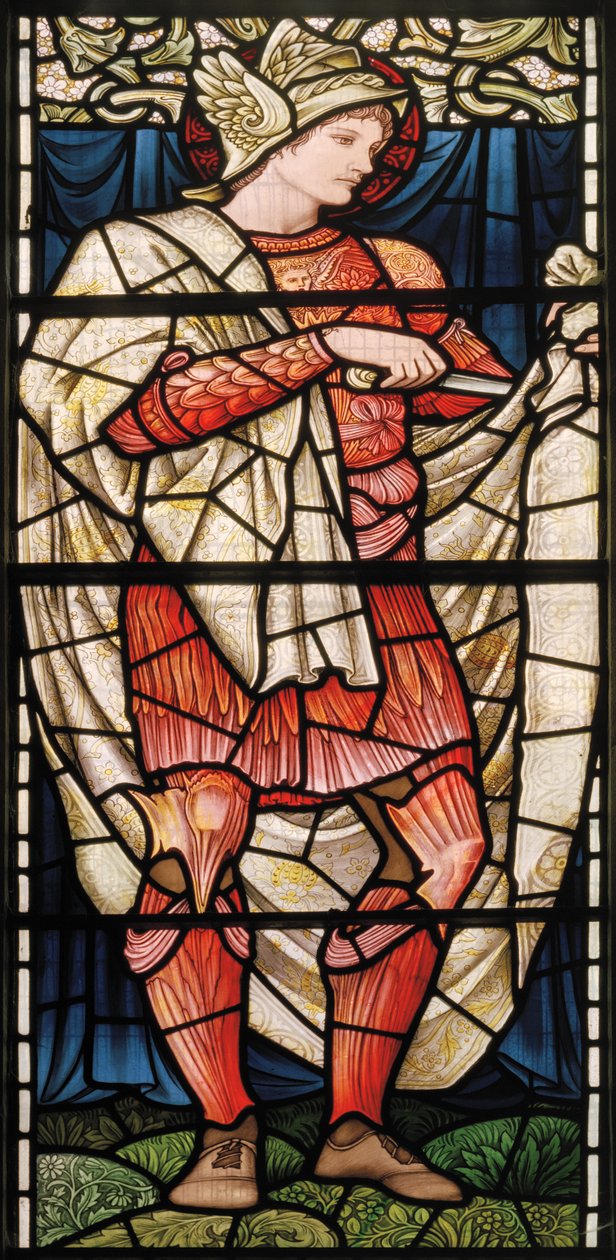 Wilden，All Saints，Morris＆Co.，Edward Burne-Jones，John Henry Dearle（1859-1932），St Martin，慷慨，1902-1914，Louisa，Alfred，The Baldwins，总理，卫理公会，伍斯特郡，艺术与C 作者 爱德华·科利和迪尔·伯恩·琼斯