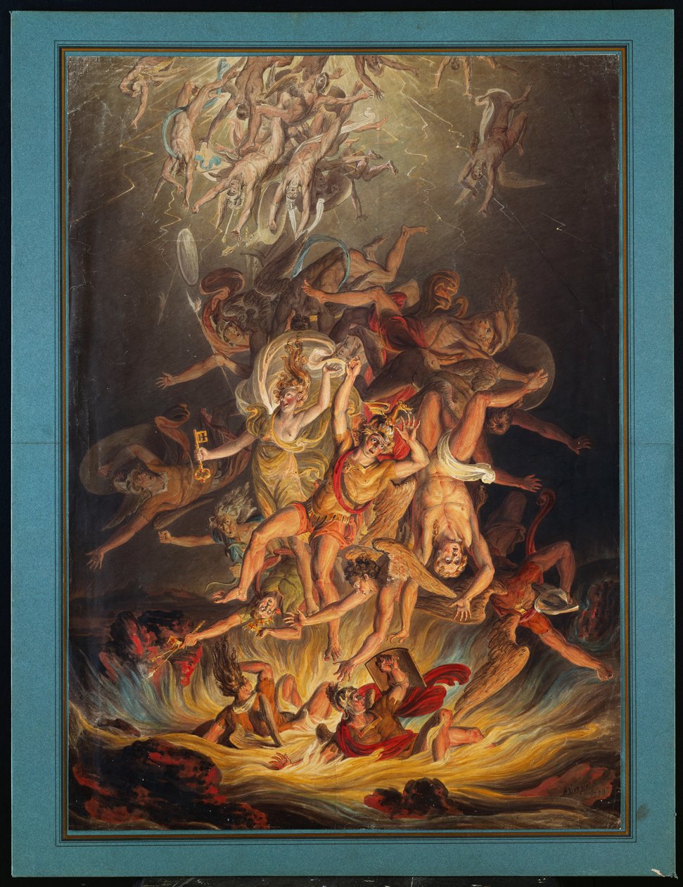 天使的陷落，1798年 作者 爱德华·戴斯