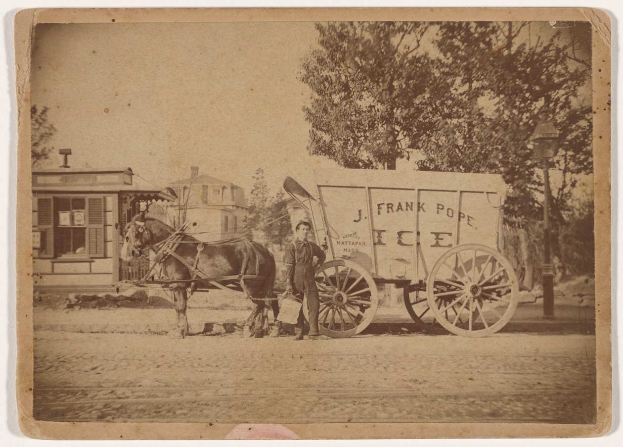 J.弗兰克-波普冰车，约 1885 年（照片1885 年（照片） 作者 爱德华·爱德华兹