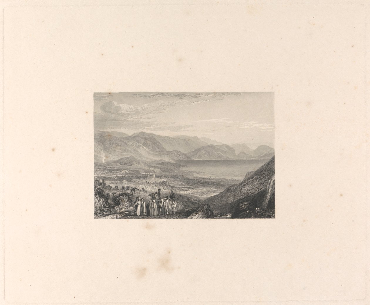 The Dead Sea, Jericho and the Mouth of the Jordan 作者 爱德华·弗朗西斯·芬德