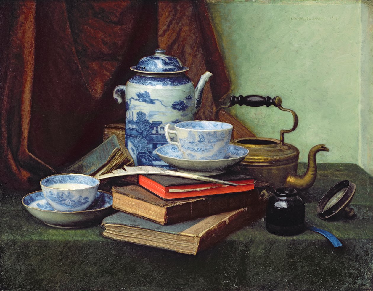 沉默的倡导者，1891年 作者 爱德华·乔治·汉德尔·卢卡斯