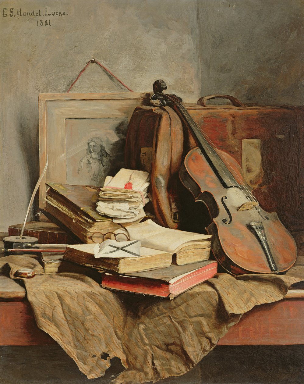 时间考验一切，1881年 作者 爱德华·乔治·汉德尔·卢卡斯