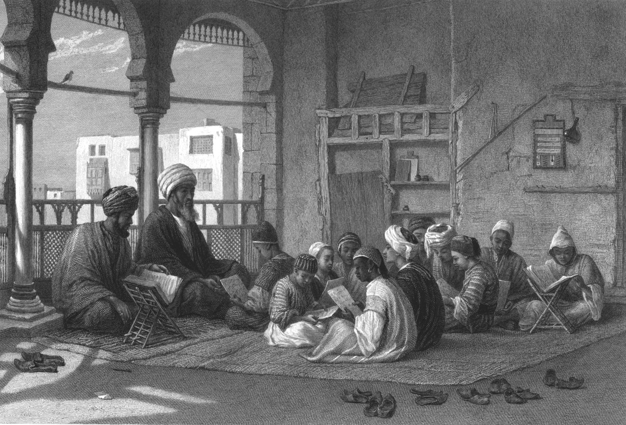 Sooltan Hassan学校，c1869年 作者 爱德华·古道尔
