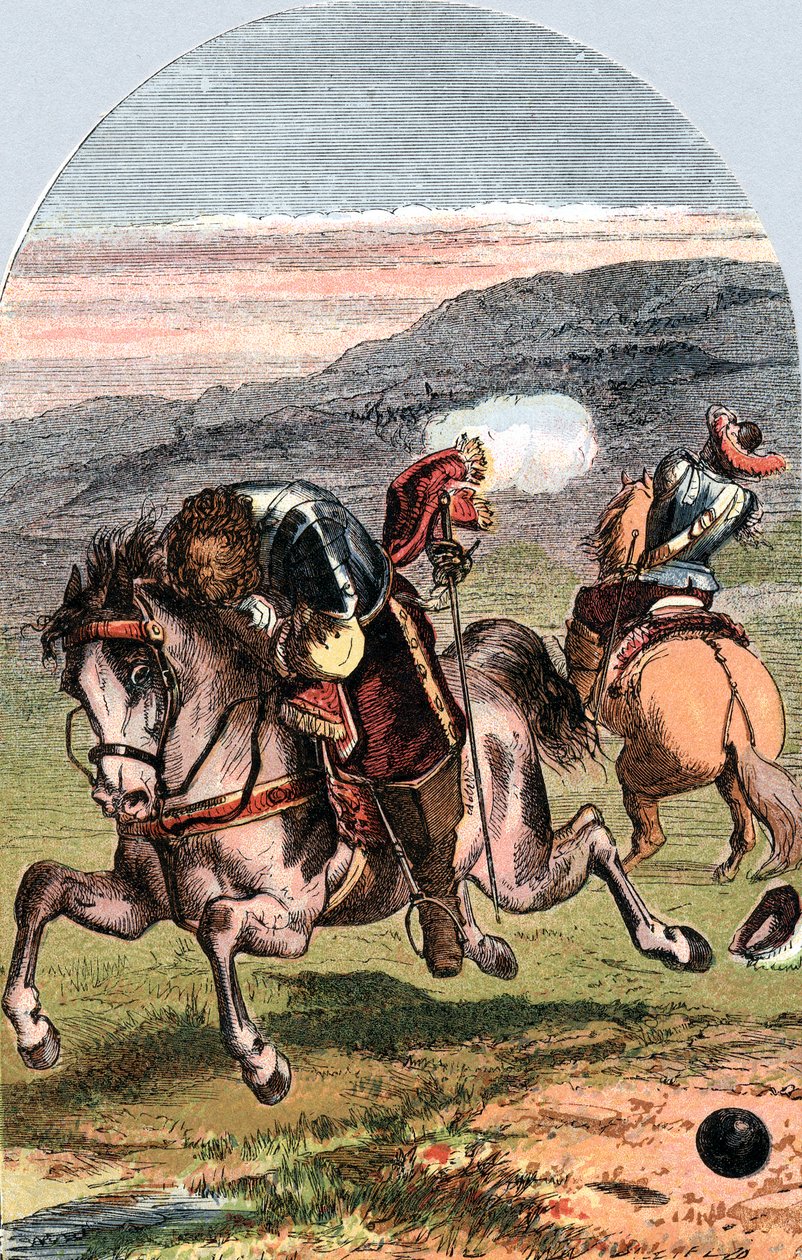 亨利（Henri）逝世，法国士兵，图雷纳（Vicomte de Turenne），1675年c1870年 作者 爱德华·亨利·科博尔德