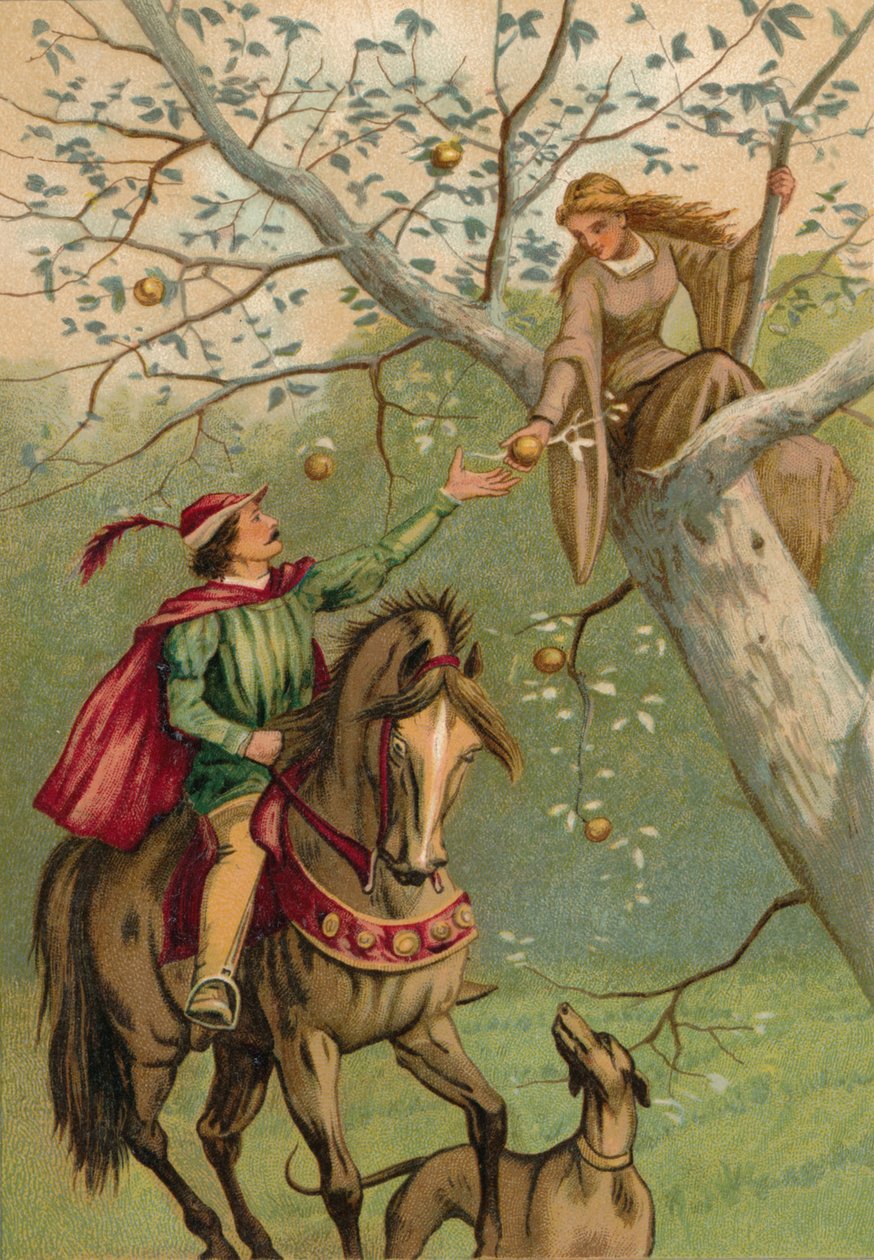 两只眼睛和骑士，1901年 作者 爱德华·亨利·韦纳特