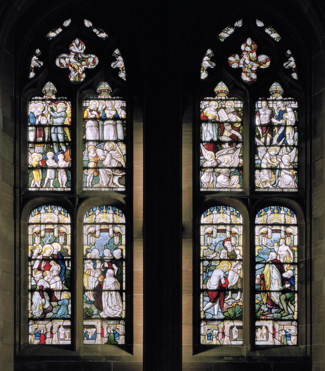 East Window，1882（彩色玻璃） 作者 爱德华·霍姆斯·杰威特