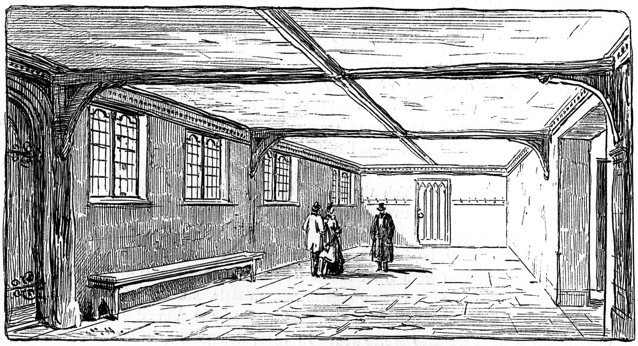 沃里克郡埃文河畔斯特拉特福市政厅，1885年。 作者 爱德华·赫尔